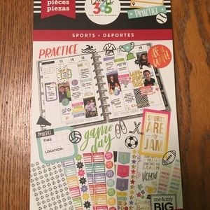 Happy Planner sticker book Sports